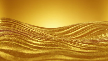 golden background with some smooth lines in it (see portfolio for more in this series)の素材