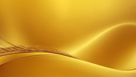 abstract golden background with some smooth lines in it (see more in my portfolio)の素材