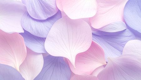 pink and purple petals of hydrangea flower backgroundの素材