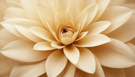 Close up of a white dahlia flower. Selective focus.の素材