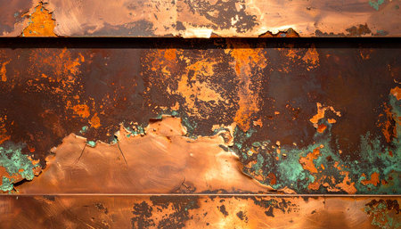 Rusty metal texture. Abstract background for design with copy space for text or image.の素材