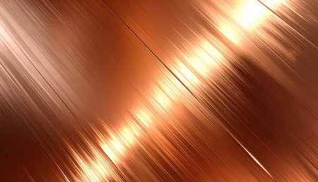 copper metal texture background with some smooth lines and highlights in itの素材