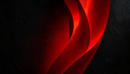 Abstract red and black background. 3d rendering, 3d illustration.の素材