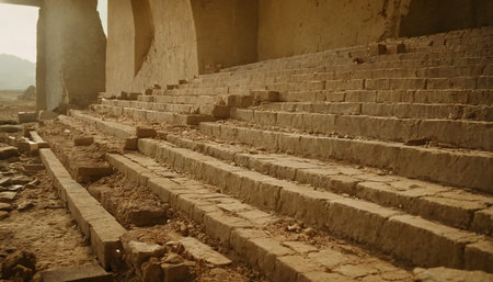 The ruins of the ancient city of Persepolis, Iran.の素材