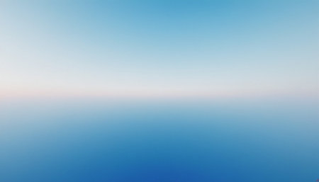 blue sky background with tiny clouds, soft focus, nature abstract backgroundの素材