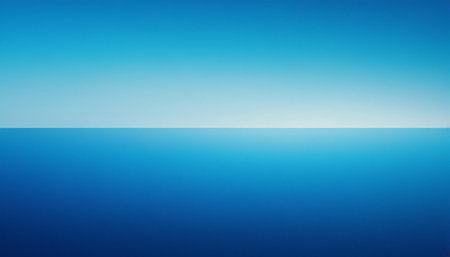 Blue sea and blue sky background with space for your text, Thailand.の素材
