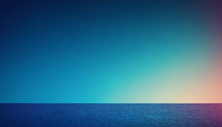 Blue sea and blue sky background with copy space for your text.の素材