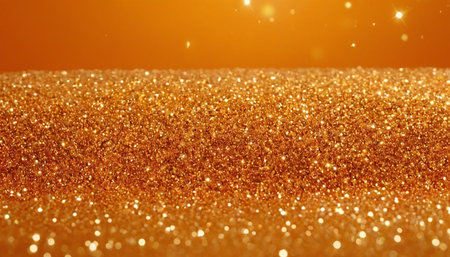 golden glitter texture Colorfull Blurred abstract background for birthday, anniversary, wedding, new year eve or Christmas.の素材