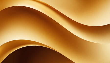 abstract orange background with smooth lines and waves, 3d renderの素材