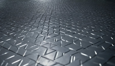 Metal texture with scratches and cracks. 3d rendering, 3d illustration.の素材