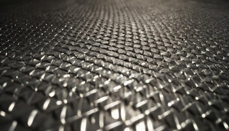 Close-up of a metal texture. Abstract background for design.の素材
