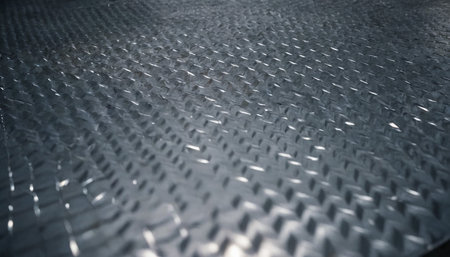 abstract metallic background, close-up of a sheet of metalの素材