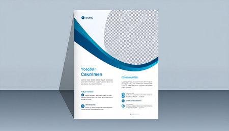 Corporate Business Flyer Template. Editable A4 vector illustrationの素材