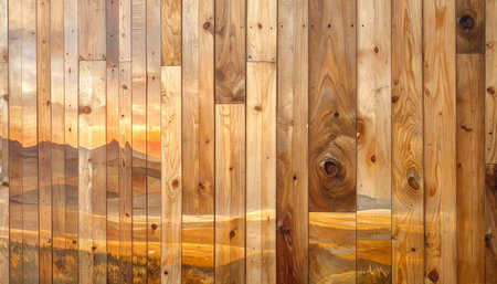Wooden texture with natural patterns. Wood texture for design and decorationの素材