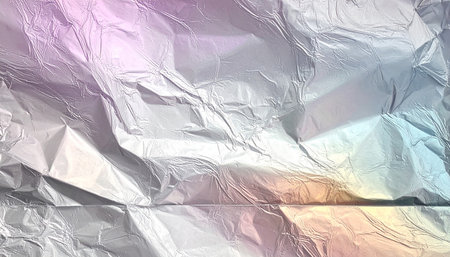crumpled aluminum foil texture as a background, crumpled paperの素材