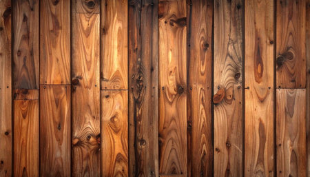 Old wood texture background. Floor surface with knots and nail holes.の素材