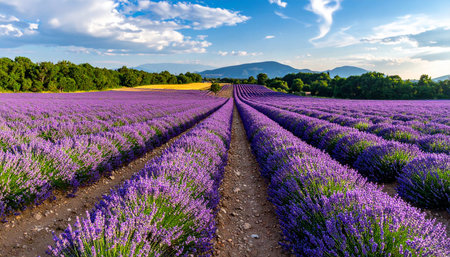 Lavender field in Provence, France. Popular travel destination.の素材