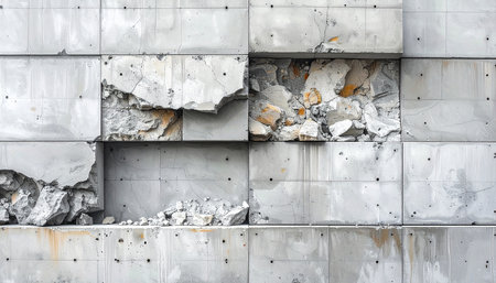 Concrete wall texture background for interior exterior decoration and industrial construction concept design.の素材