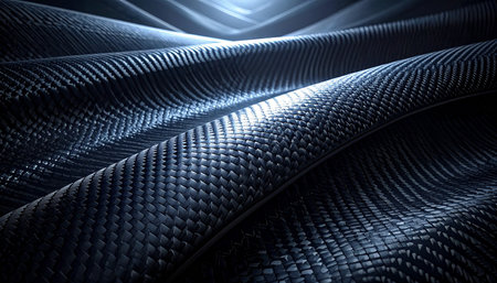 abstract carbon fiber background, 3d render, computer digital imageの素材
