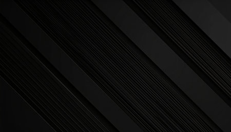 Black abstract background with diagonal stripes. 3d rendering, 3d illustration.の素材