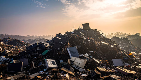 Scrap metal in the city of Kievの素材