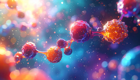 3d render of spermatozoons floating in water, conceptual imageの素材