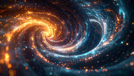 abstract fractal background a computer-generated 2D illustration, textureの素材