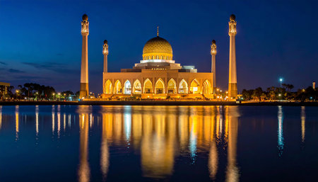 Sheikh Zayed Grand Mosque in Abu Dhabi, United Arab Emiratesの素材