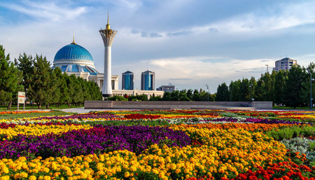 Beautiful landscape of Sultan Abdul Samad Building.の素材