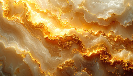 3D illustration of abstract fractal for creative design, art and entertainmentの素材