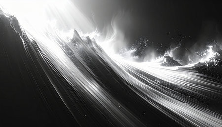 3D illustration of abstract fractal for creative design, art and entertainmentの素材