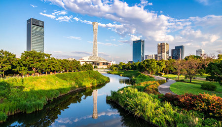 Tokyo Skyline. Tokyo Skyline is the capital and largest city of Japan.の素材