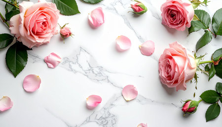 Beautiful Christmas wreath with dried citrus and flowers on color backgroundの素材