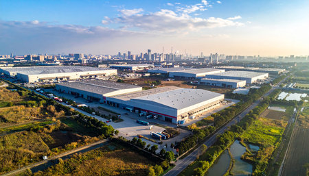 Aerial view of Suzhou Lujiazui Finance and Trade Zoneの素材
