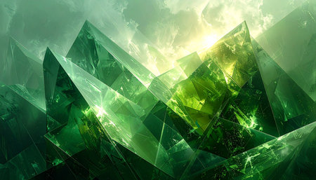 3D futuristic background with abstract shapes. Hi-tech design.の素材