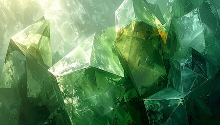 3d illustration of abstract geometric composition,digital art works. Computer generated image.の素材