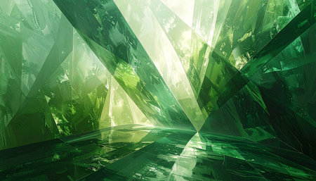 3D futuristic background with abstract shapes. Hi-tech communication conceptの素材