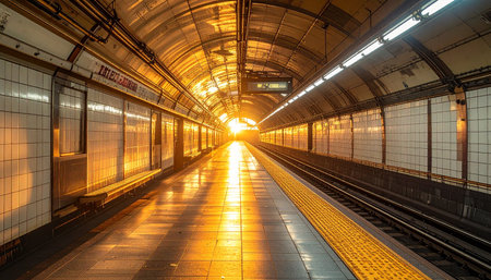 subway station in shanghai china.shanghai subway is the world's longest fully automated metro network (75 km).の素材