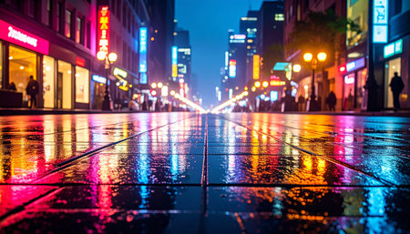 Shibuya Crossing at nightの素材