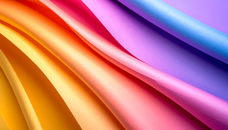 Colorful fabric background. Abstract background. Close-up view.の素材