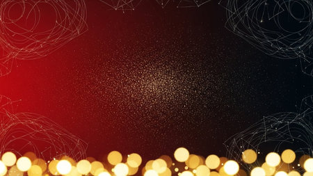 Abstract bokeh lights background. Christmas and New Year concept.の素材