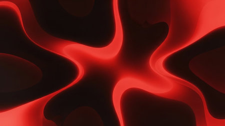 Abstract red background, computer generated, fractal art design, 3D rendering.の素材