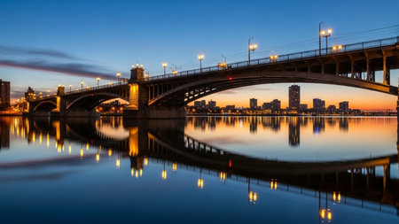 Sunset view of the city of Pittsburgh, Pennsylvania, USA.の素材