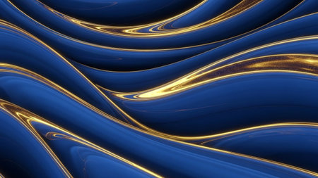 abstract fractal background a computer-generated 2D illustration, textureの素材