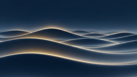 abstract background with some smooth lines in it (see portfolio for more in this series)の素材
