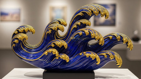 Piece of art at the 10th edition of the annual Contemporary Istanbul artshow held in Lutfi Kirdar Convention Center, Istanbulの素材