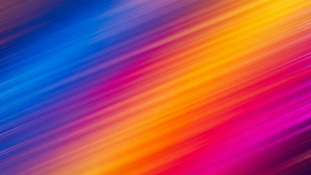 Bright colored blurred brushstrokes as multicolored flashes for an abstract background. Toned.の素材