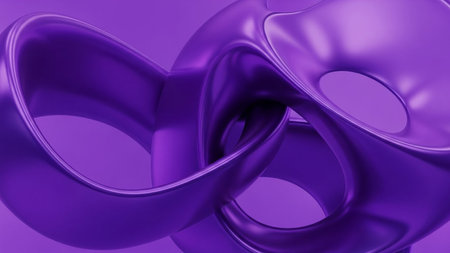 Purple abstract background. 3d rendering, 3d illustration.の素材