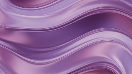 abstract background with smooth lines in purple colors, 3d renderの素材