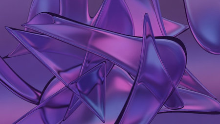 abstract background. 3d rendering, 3d illustration. purple colorの素材